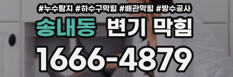 송내동 변기 막힘