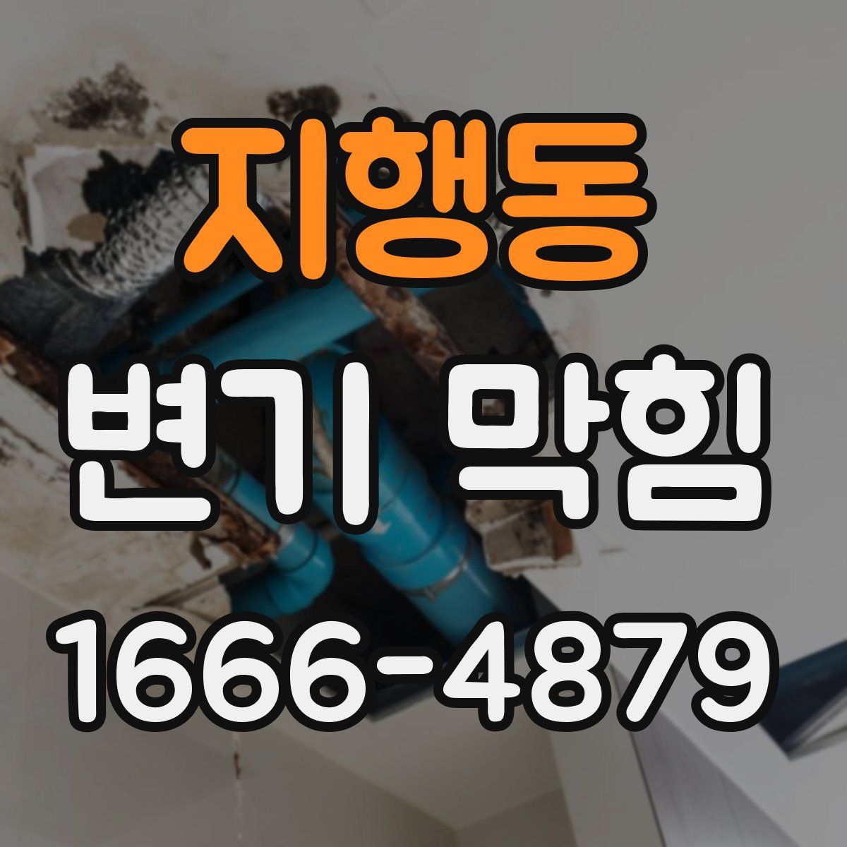 지행동 변기 막힘