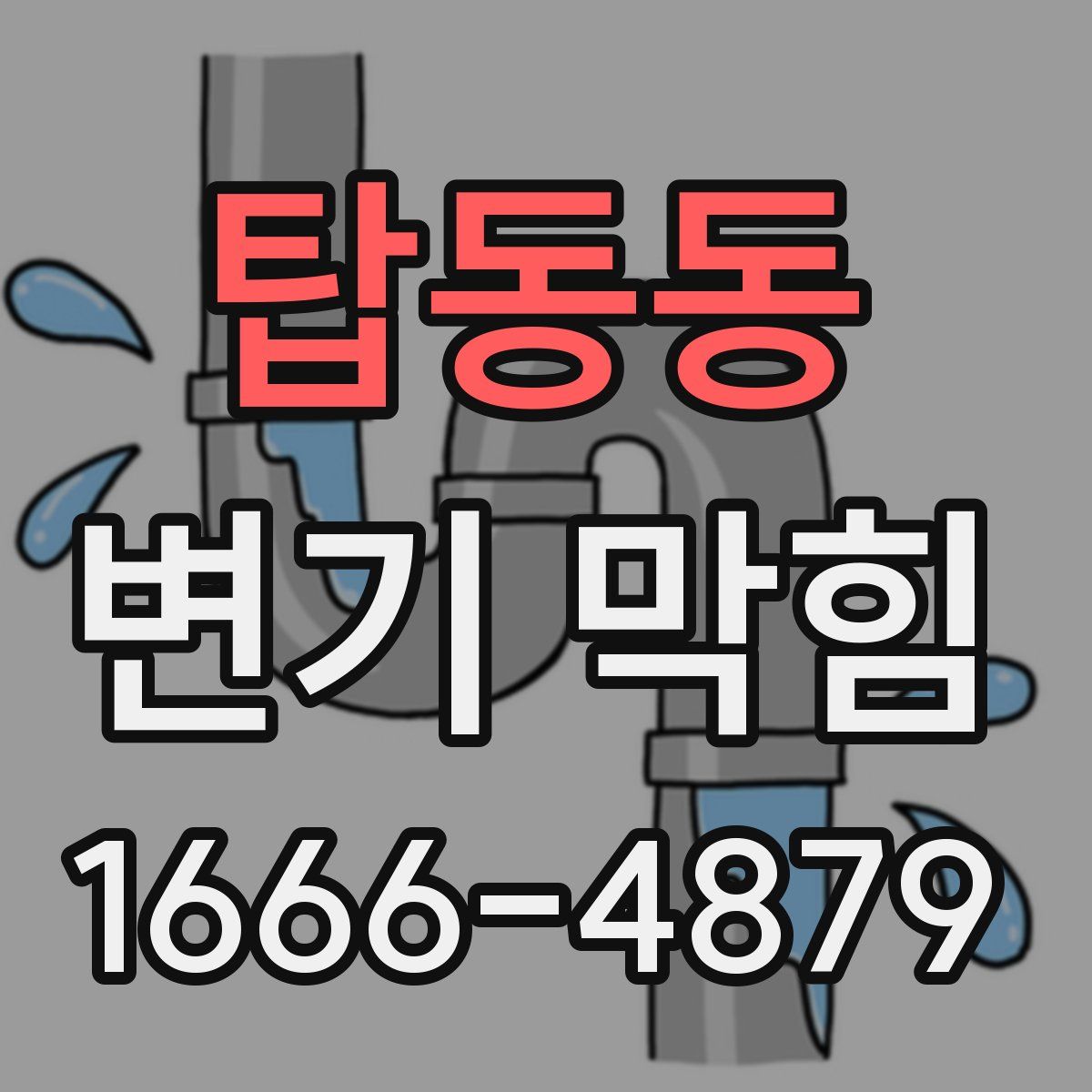 탑동동 변기 막힘