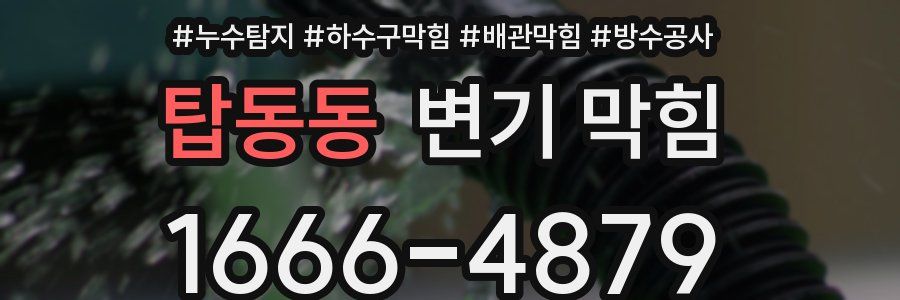 탑동동 변기 막힘
