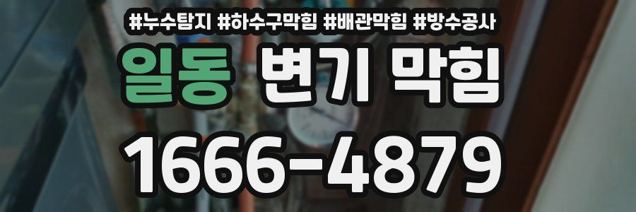 일동 변기 막힘