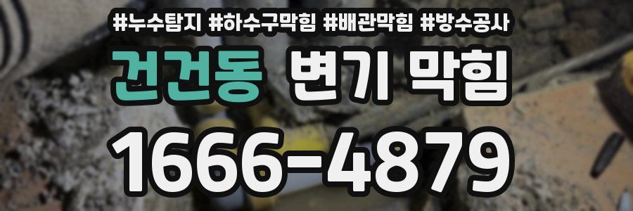 건건동 변기 막힘