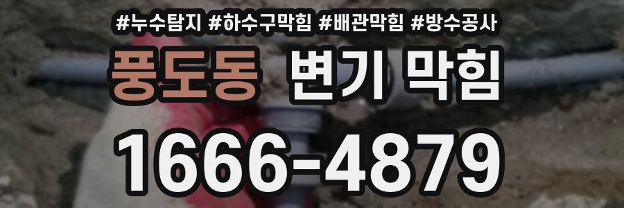 풍도동 변기 막힘
