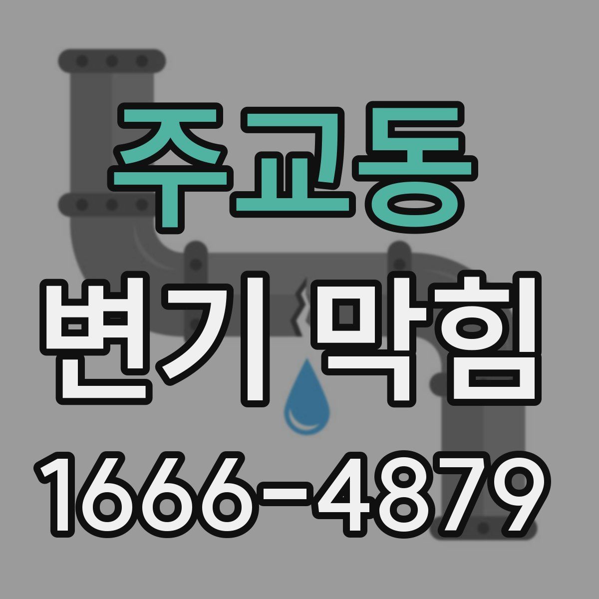 주교동 변기 막힘