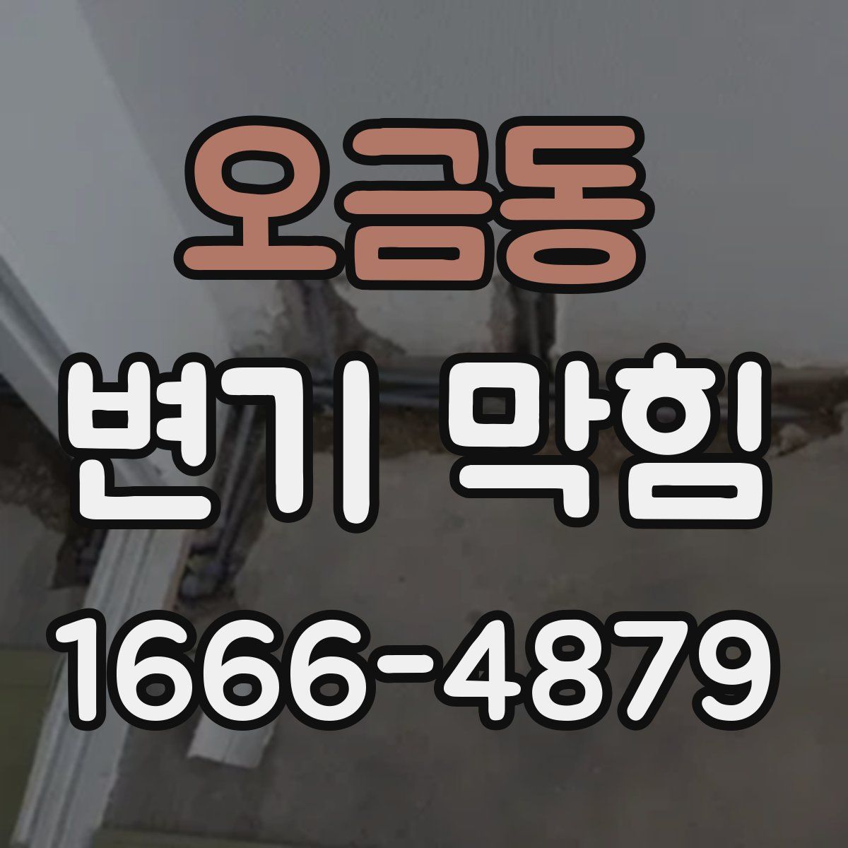 오금동 변기 막힘