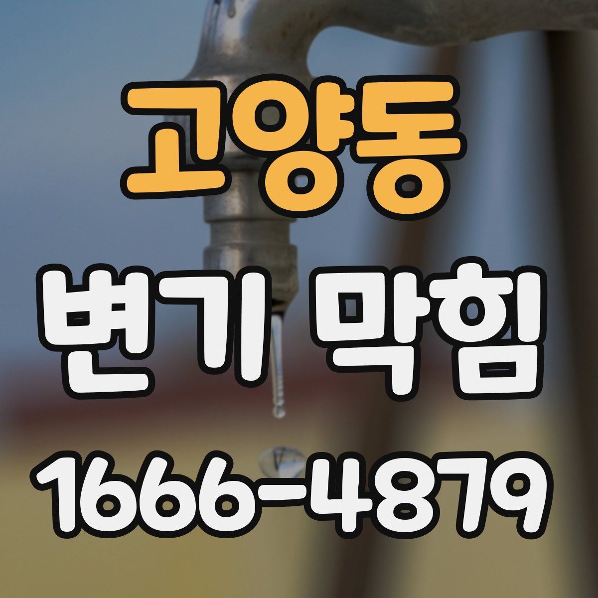 고양동 변기 막힘