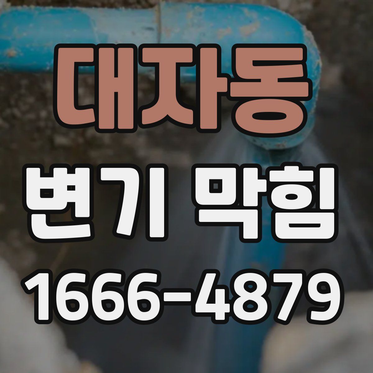 대자동 변기 막힘