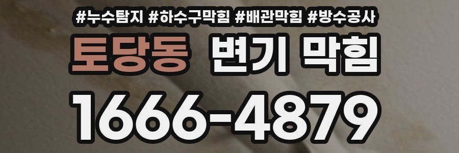 토당동 변기 막힘