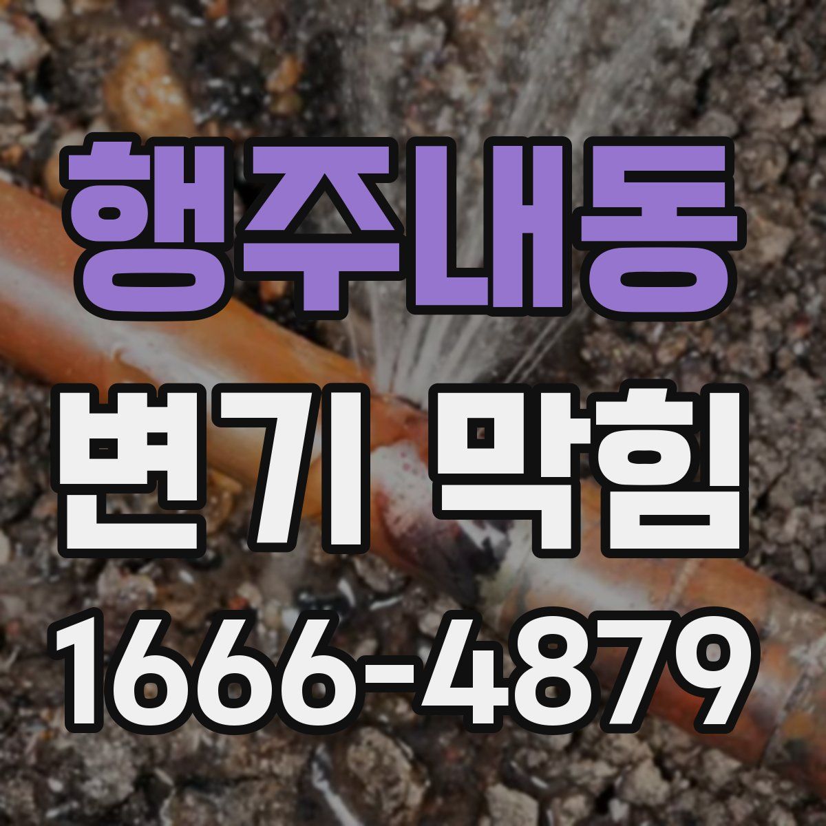 행주내동 변기 막힘
