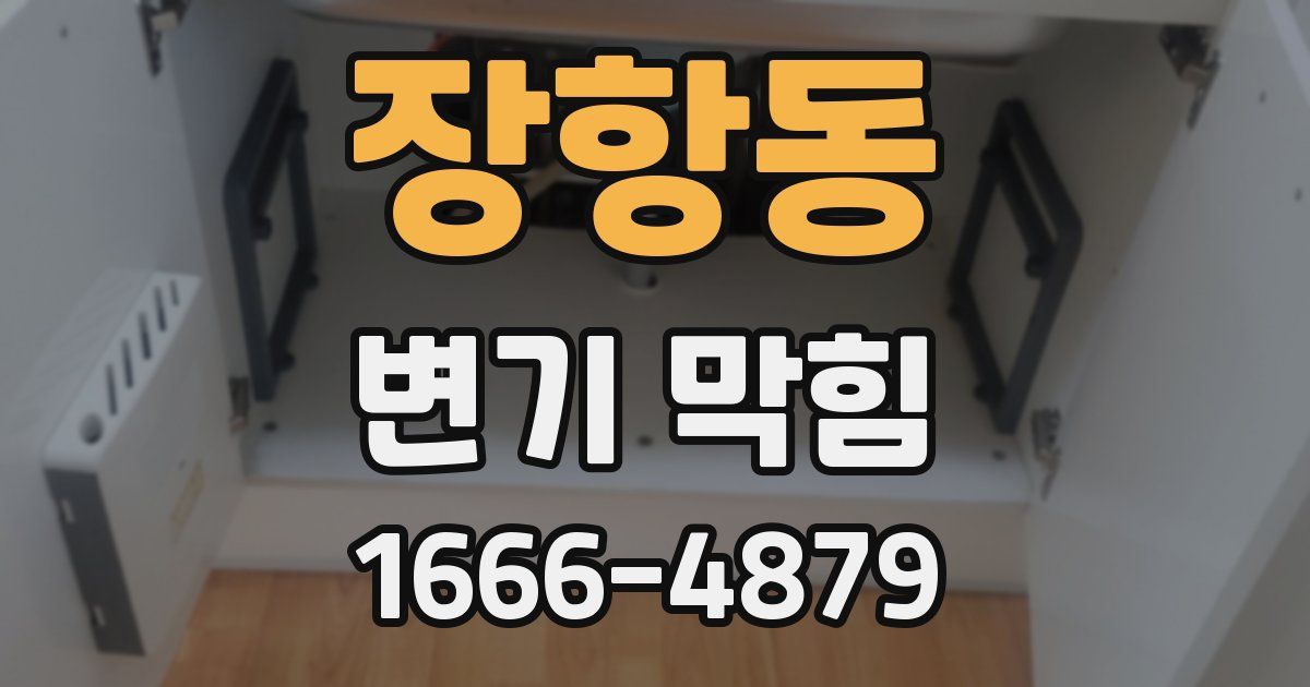 장항동 변기 막힘