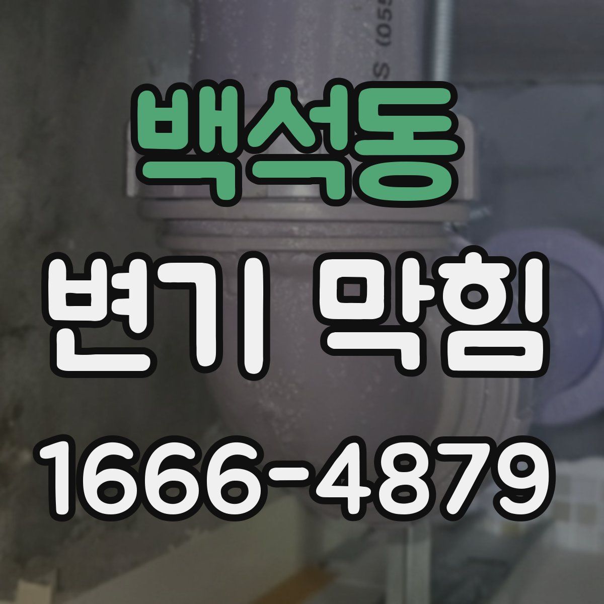 백석동 변기 막힘