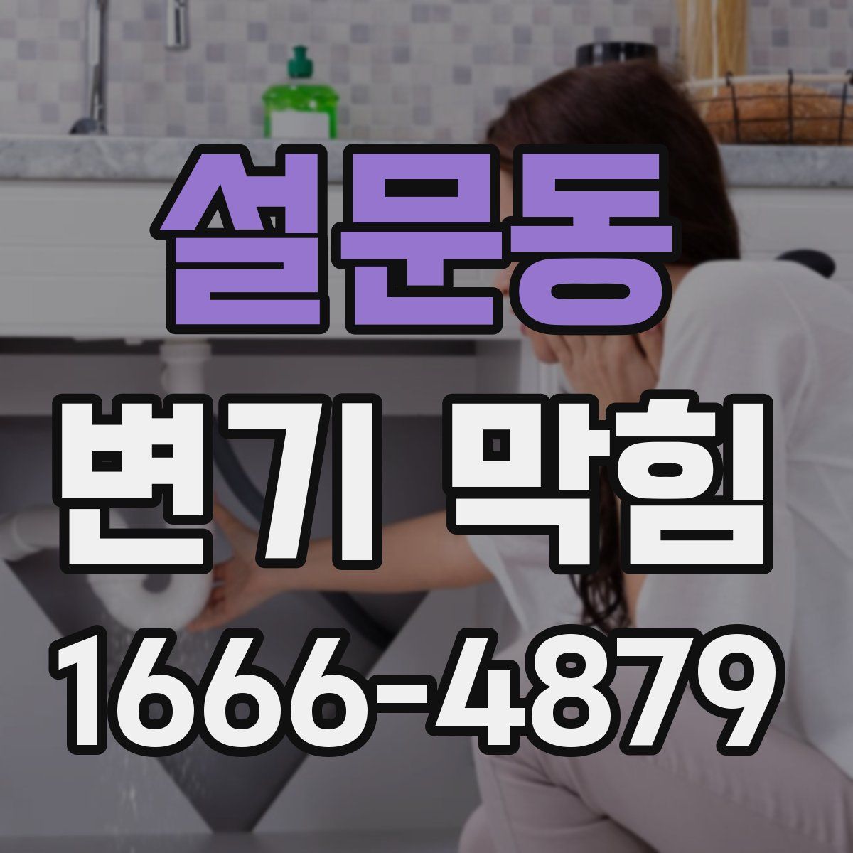 설문동 변기 막힘