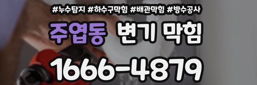 주엽동 변기 막힘