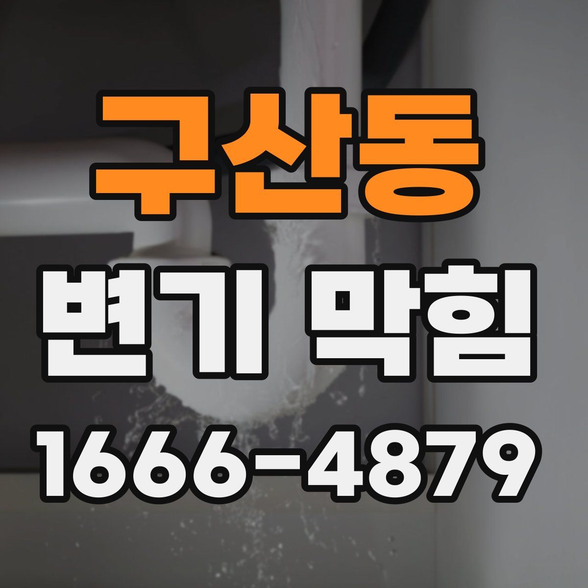 구산동 변기 막힘