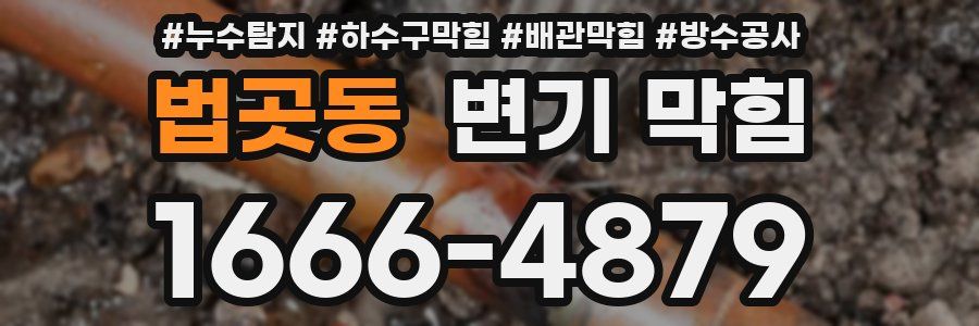 법곳동 변기 막힘