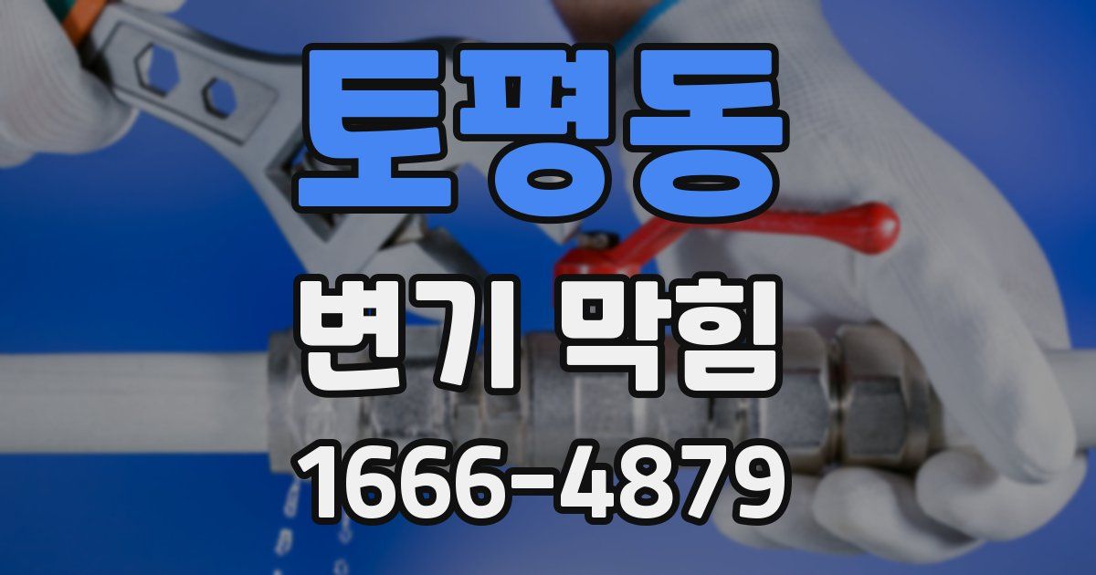 토평동 변기 막힘