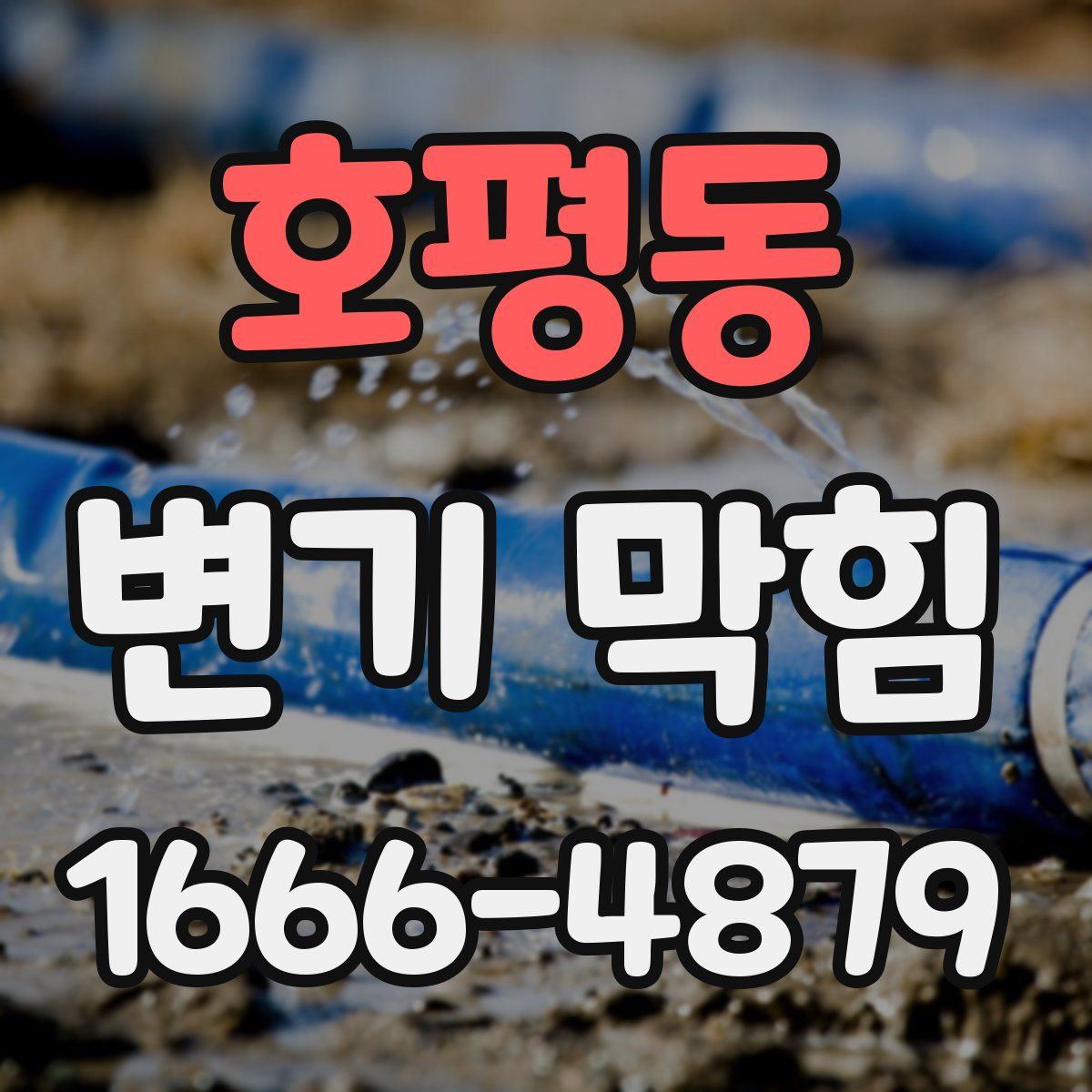 호평동 변기 막힘