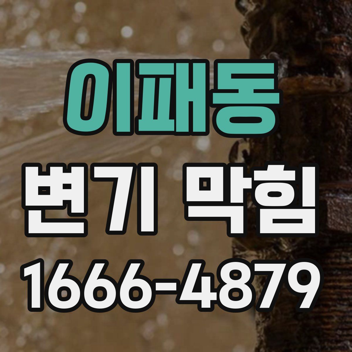 이패동 변기 막힘