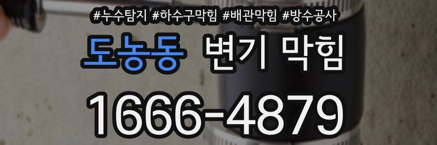 도농동 변기 막힘