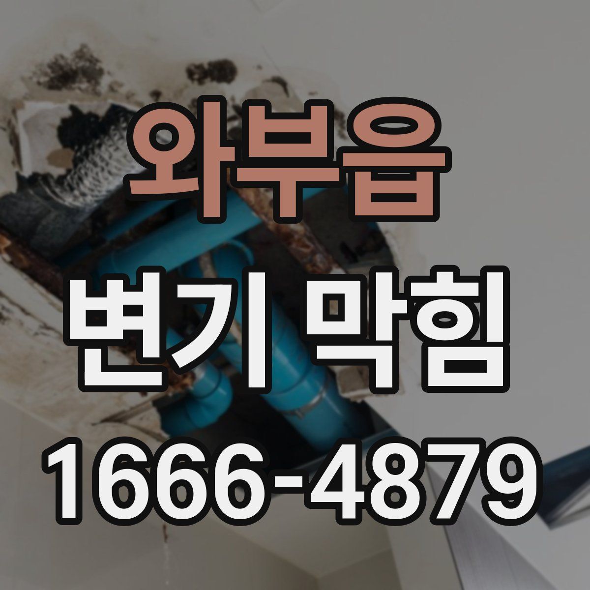 와부읍 변기 막힘