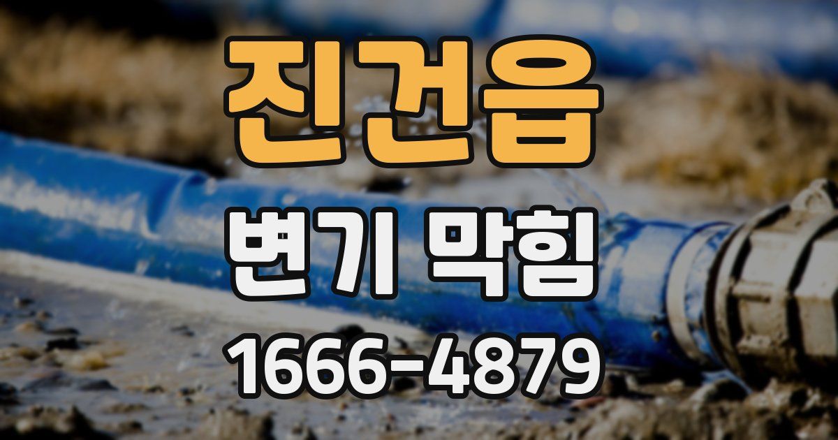 진건읍 변기 막힘