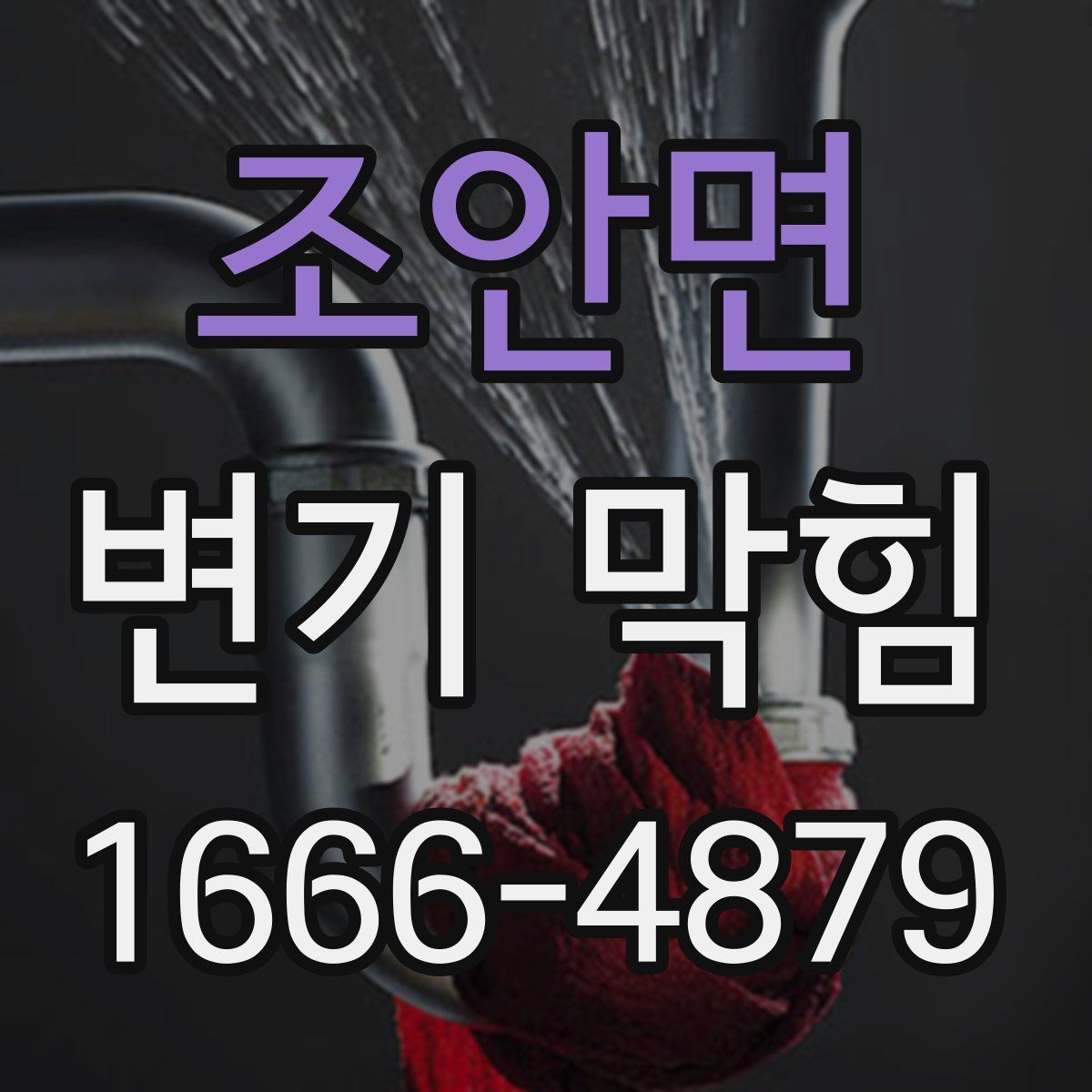 조안면 변기 막힘