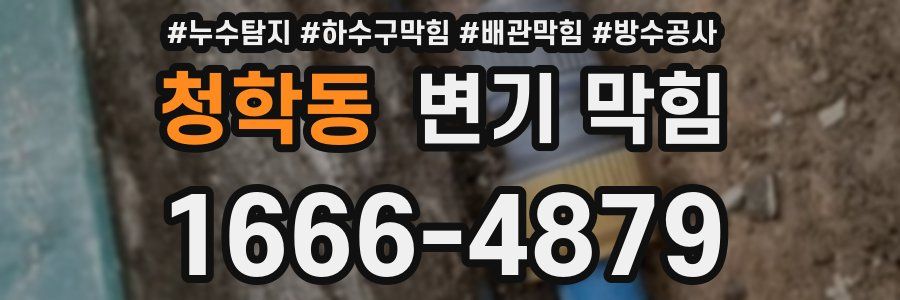 청학동 변기 막힘