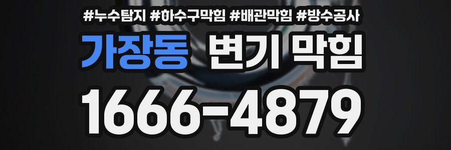 가장동 변기 막힘