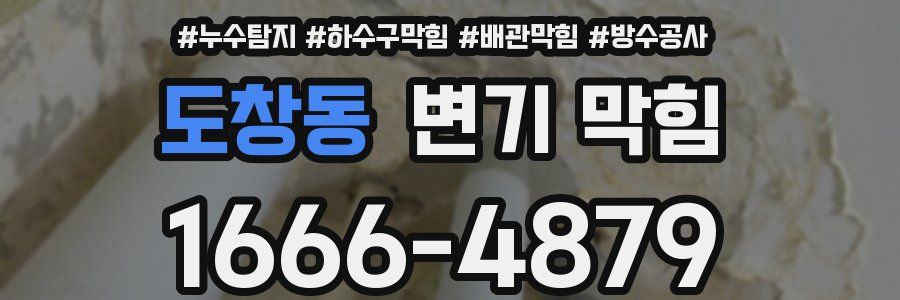 도창동 변기 막힘