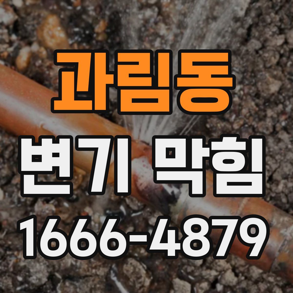 과림동 변기 막힘