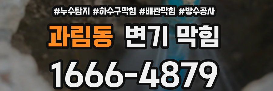 과림동 변기 막힘