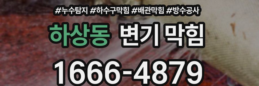 하상동 변기 막힘