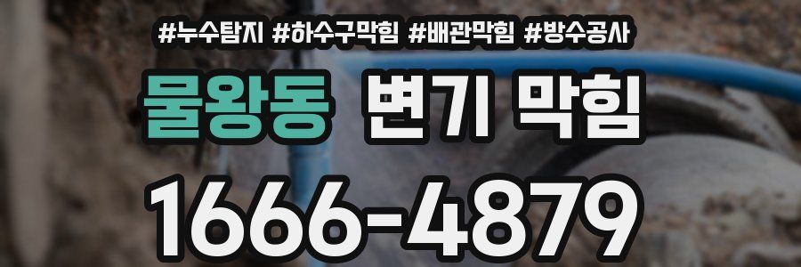 물왕동 변기 막힘
