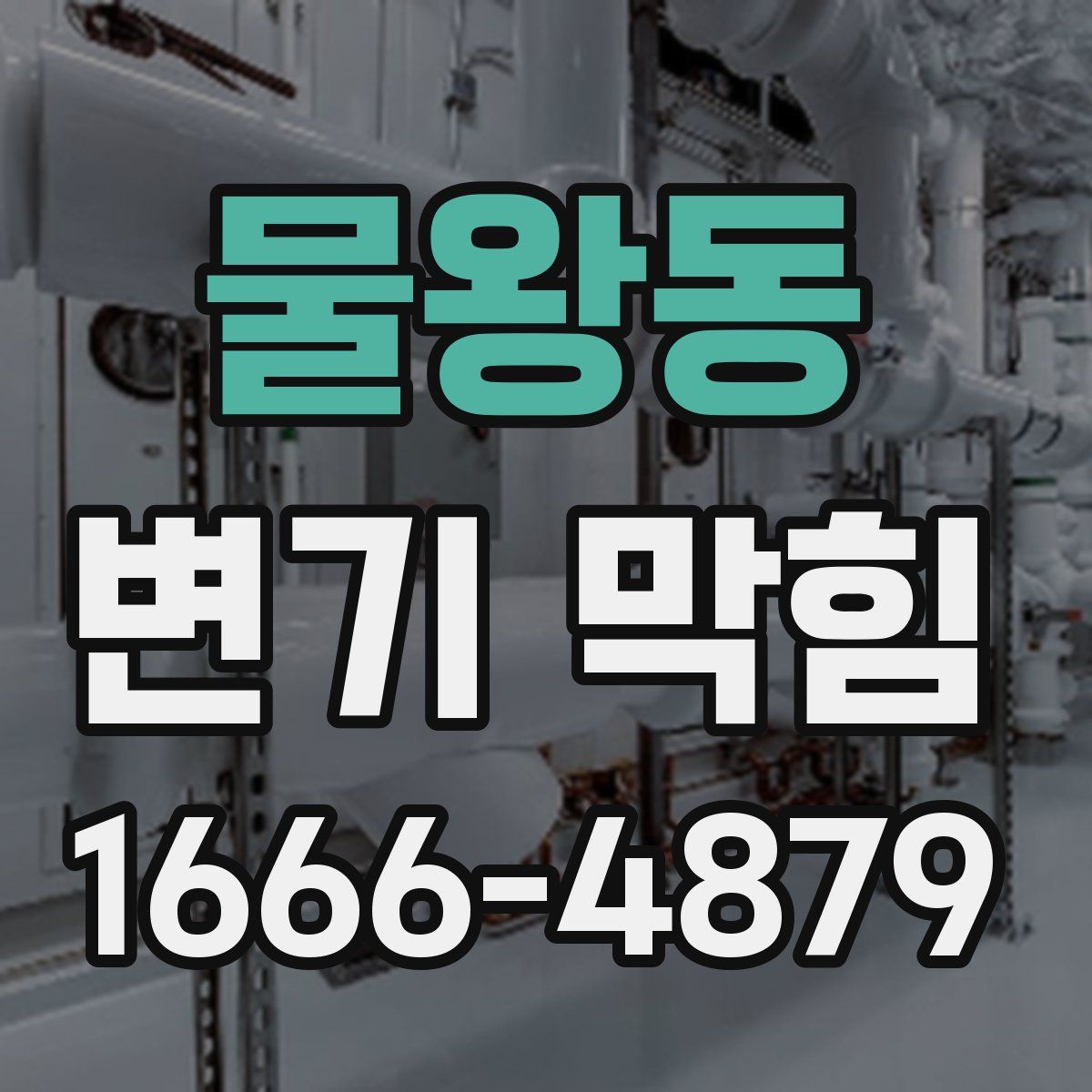 물왕동 변기 막힘