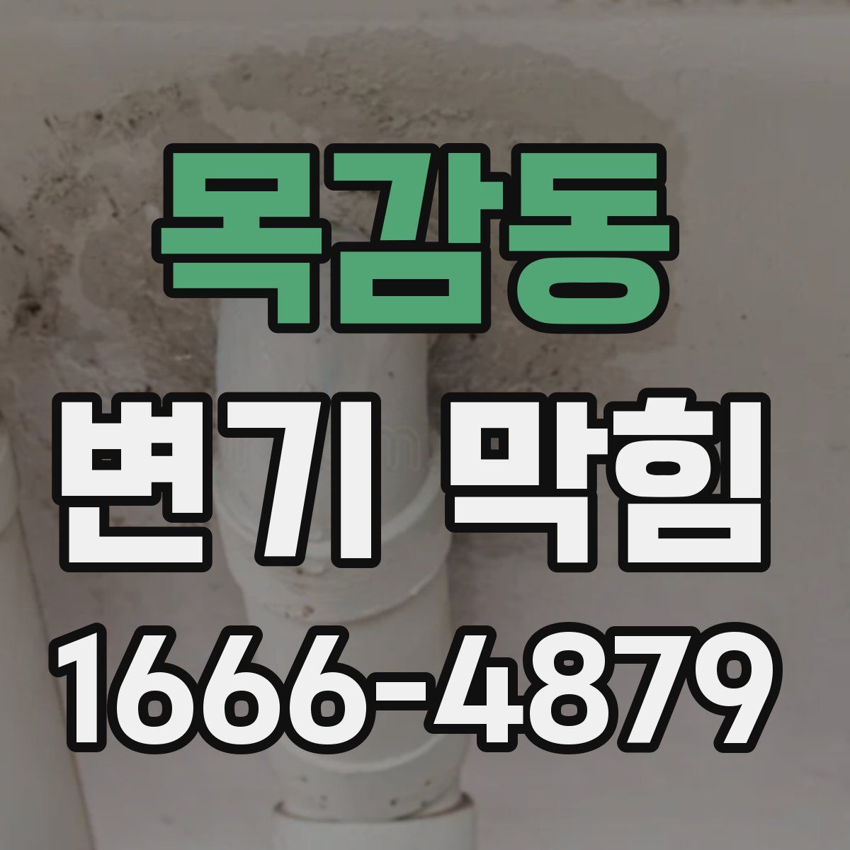 목감동 변기 막힘