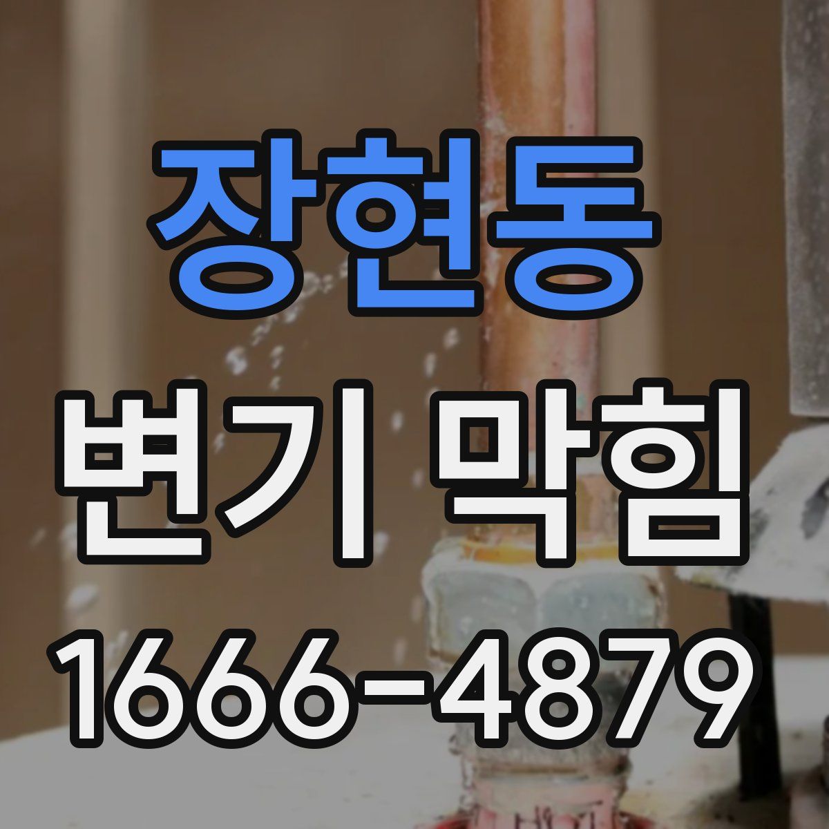 장현동 변기 막힘