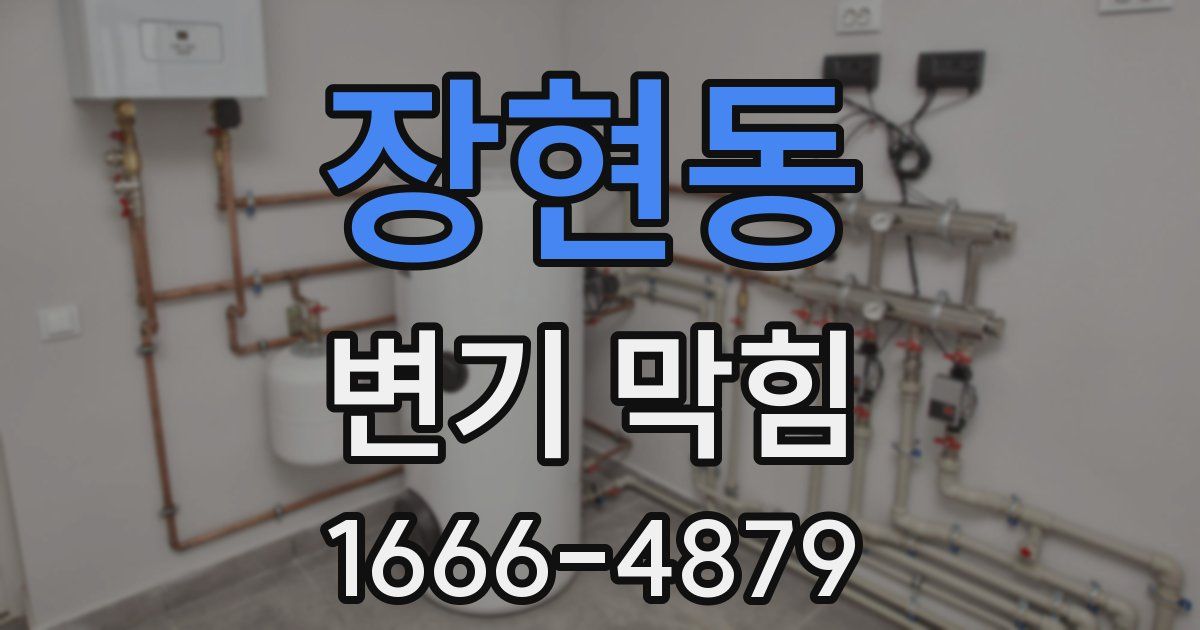 장현동 변기 막힘