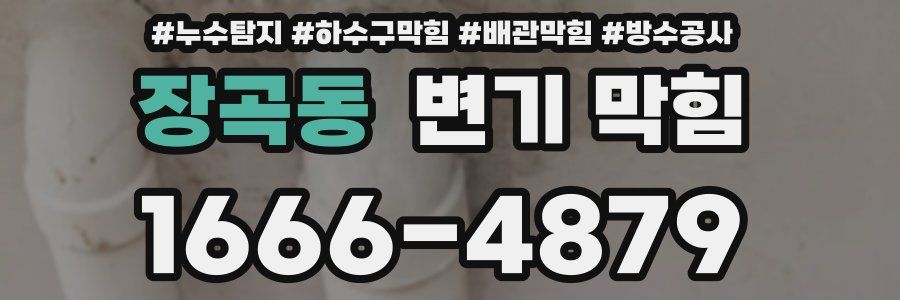 장곡동 변기 막힘