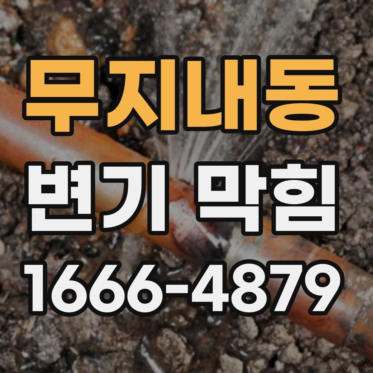 무지내동 변기 막힘