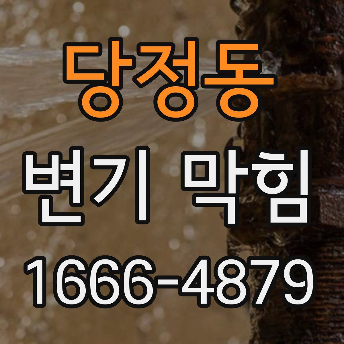 당정동 변기 막힘