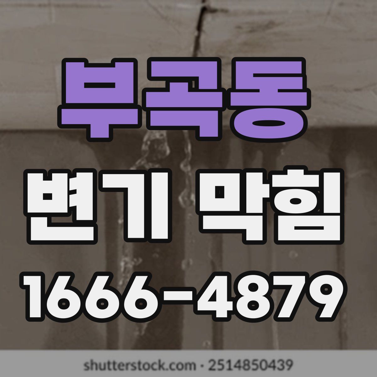 부곡동 변기 막힘