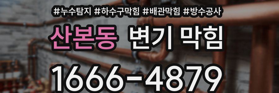 산본동 변기 막힘