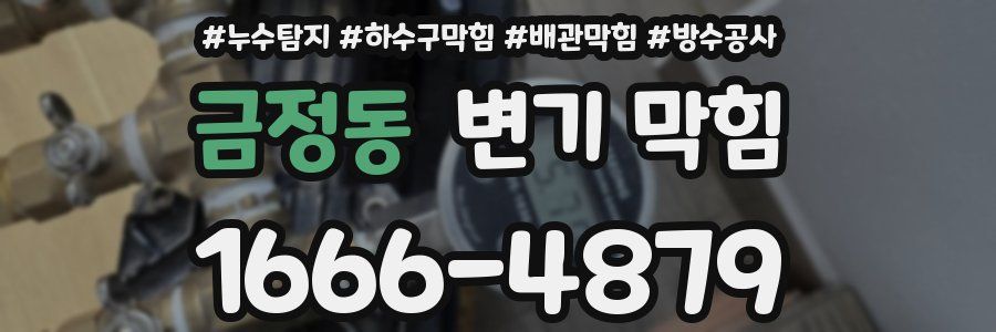 금정동 변기 막힘