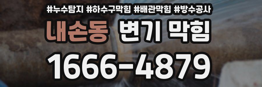 내손동 변기 막힘