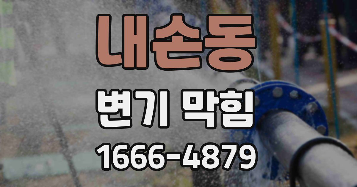 내손동 변기 막힘