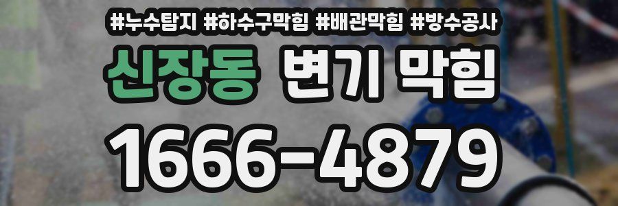 신장동 변기 막힘