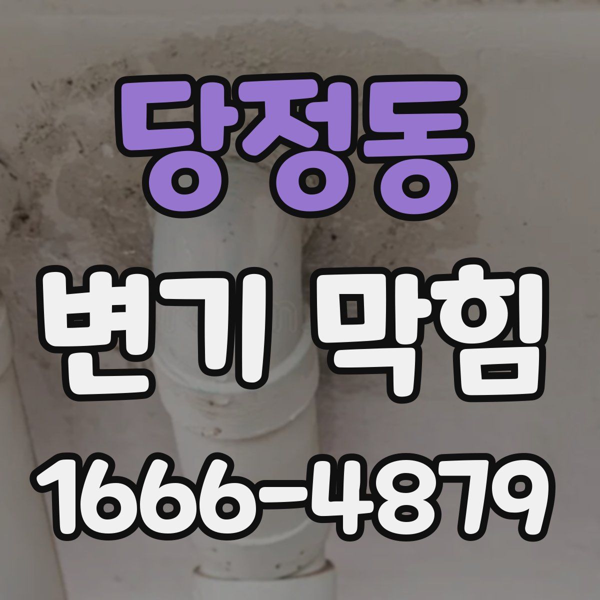 당정동 변기 막힘