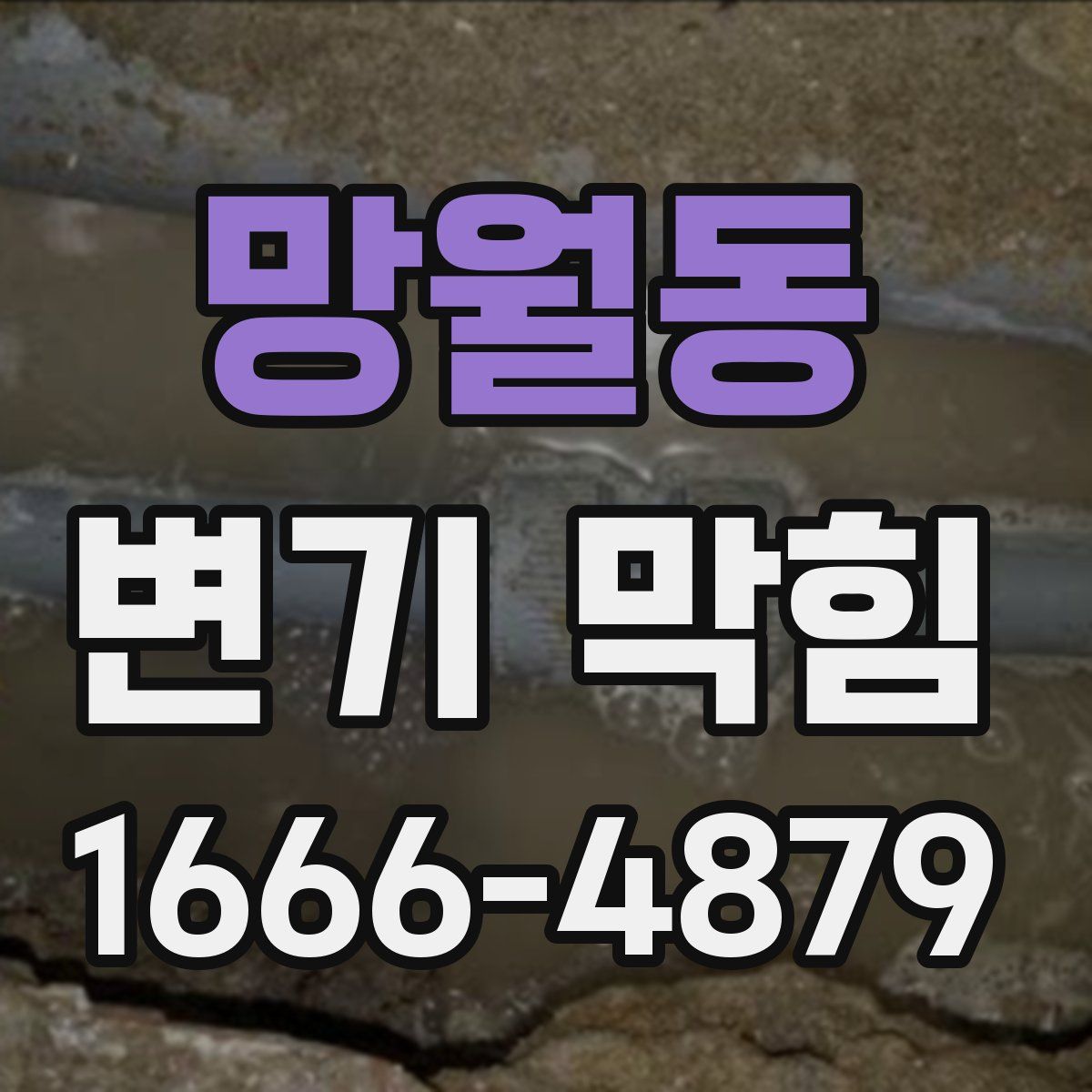 망월동 변기 막힘