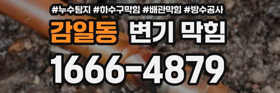 감일동 변기 막힘