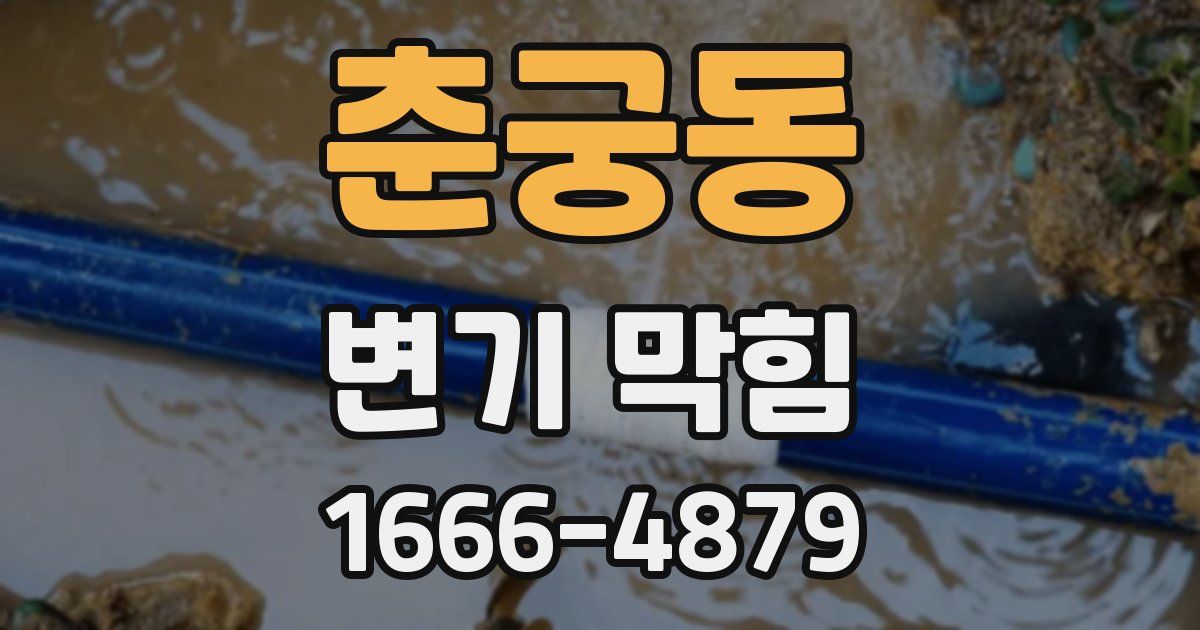 춘궁동 변기 막힘